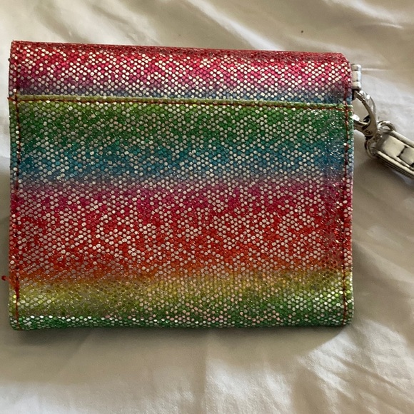 Rainbow Card Holder or wallet with Wrist Strap Unbranded - Picture 4 of 4
